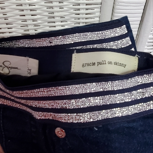 Girls Jean Jeggings Size 6X - Picture 3 of 6